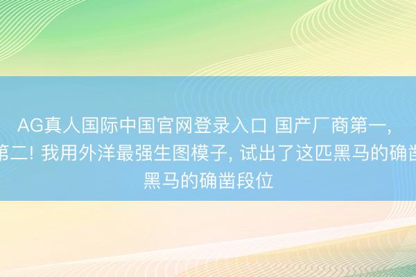 AG真人国际中国官网登录入口 国产厂商第一， 世界第二! 我用外洋最强生图模子， 试出了这匹黑马的确凿段位